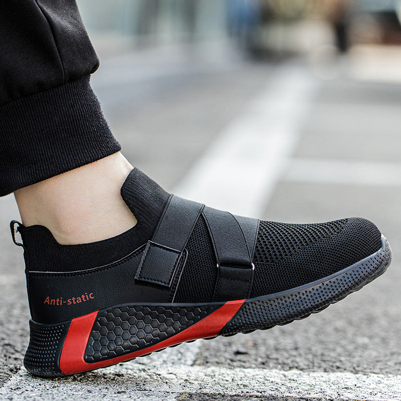 Anti-static New Attack Shield And Anti-stab Wear-resistant And Lightweight Breathable Work Safety Protective Footwear