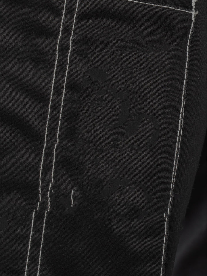 Deconstructed Cargo Men's Straight Wide Leg Pants