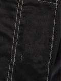 Deconstructed Cargo Men's Straight Wide Leg Pants