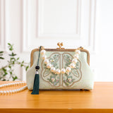 Pearl-embroidered Handbags Shoulder Crossbody Bags