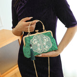 Pearl-embroidered Handbags Shoulder Crossbody Bags