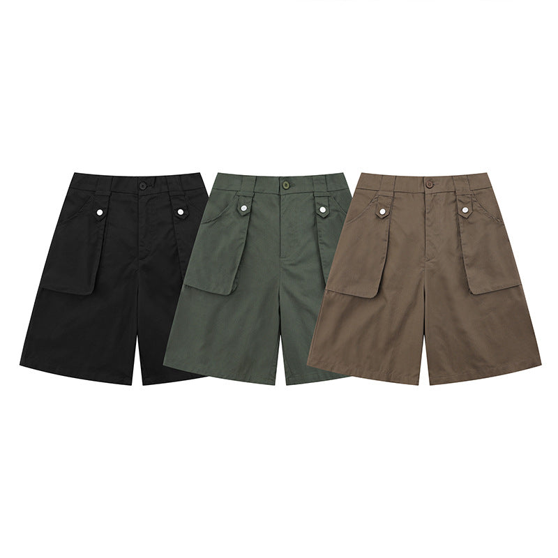 Men's Loose Straight Cargo Wide Leg Pants